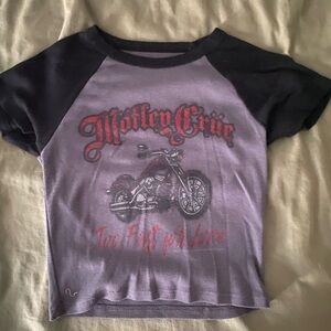Motley Crue motorcycle baby tee
